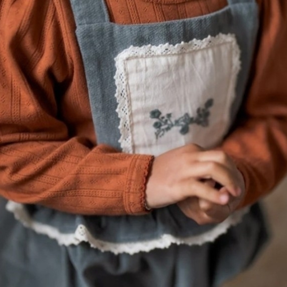 Kids Long Sleeve Tee - Rust